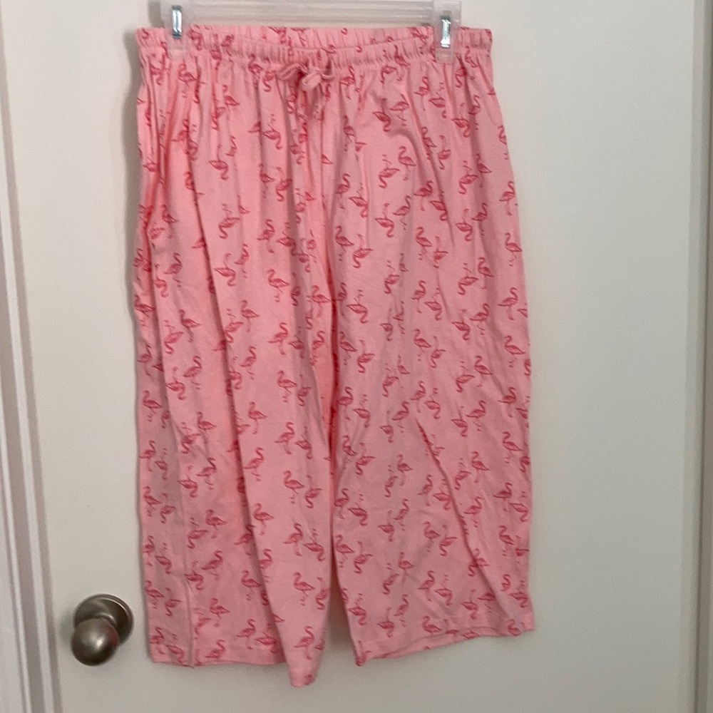 Mayfair Pink Flamingos Cotton Pajamas Set …